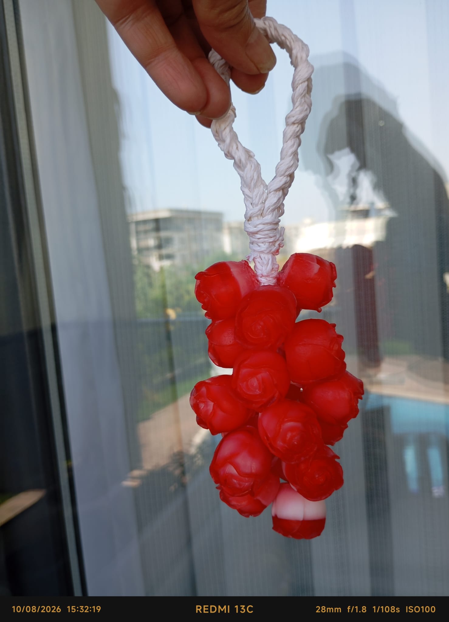Kırmızı gül salkım kutulu sabun 