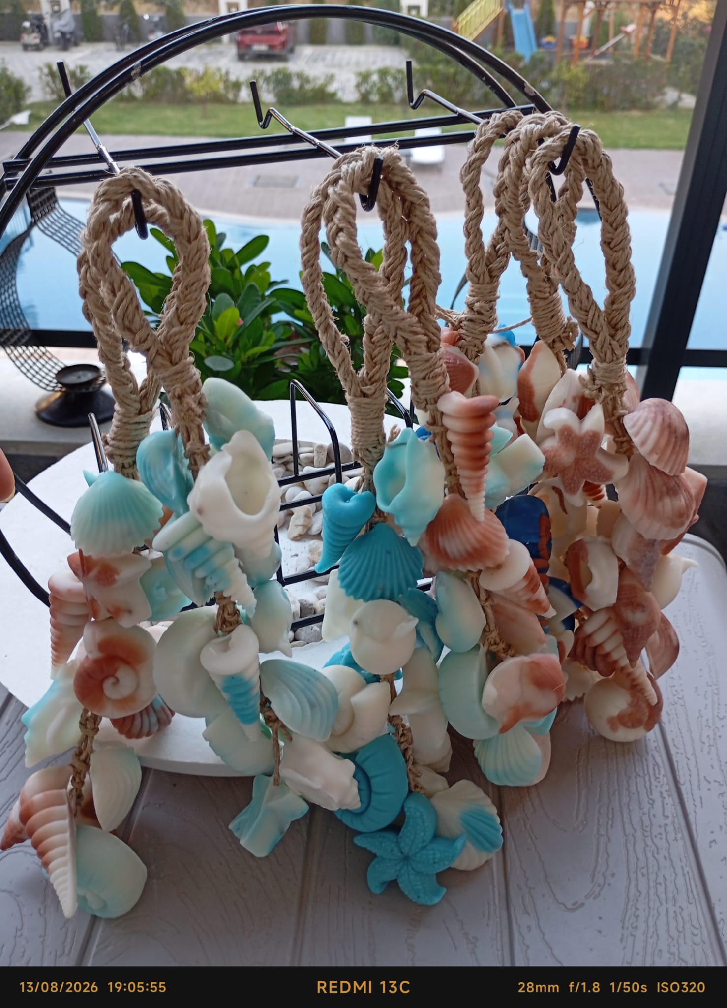 Pastel Deniz Kabuğu Salkım Sabun