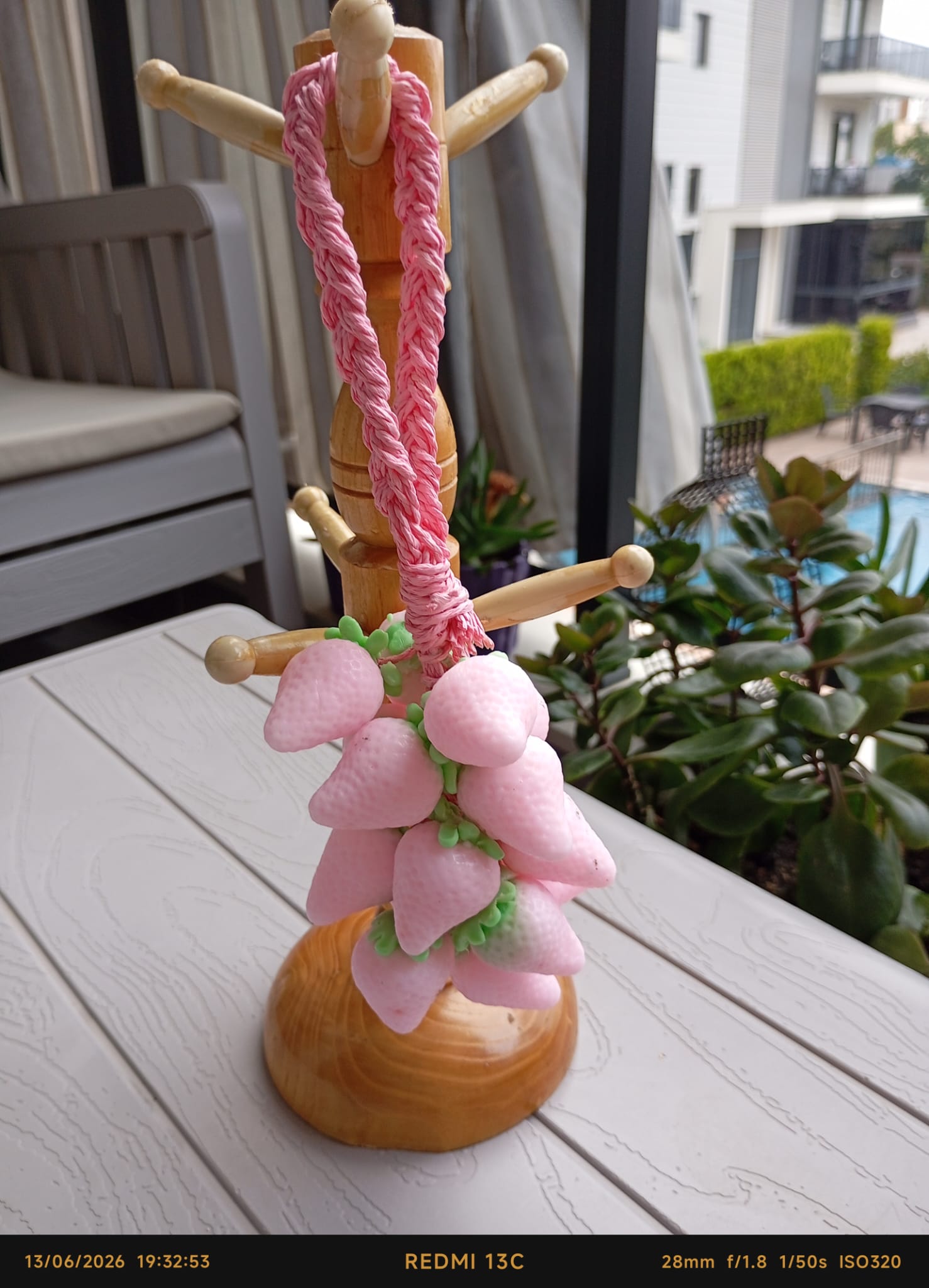 Pembe Çilek Salkım Sabun