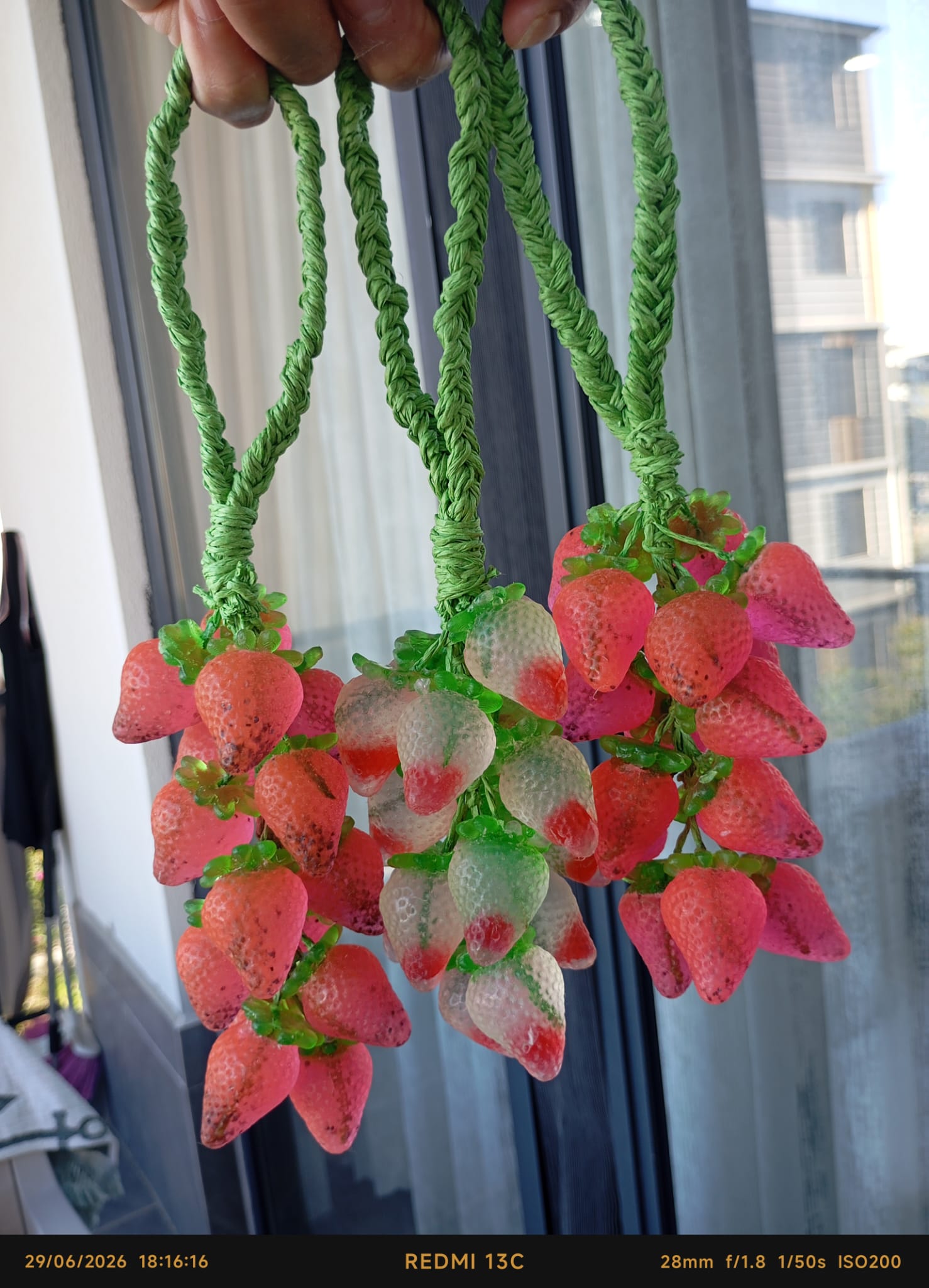 Pembe Yeşil Çilek Salkım Sabun